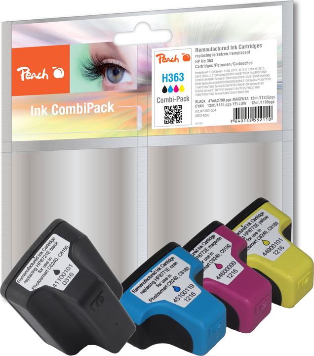 Produktbild Peach 363 Multipack (M, BK, C, Y)