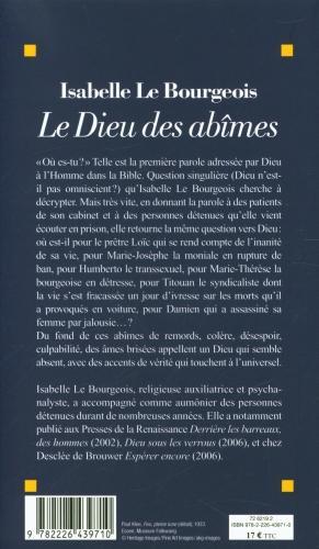 Produktbild Albin Michel Le Dieu des abîmes : à l'écoute des âmes brisées (Französisch, Le Bourgeois Isabelle, 2020)