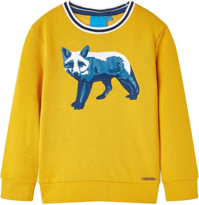 VidaXL Kinder-Sweatshirt Ocker 92,Material: 100 % Baumwolle,Farbe (92)