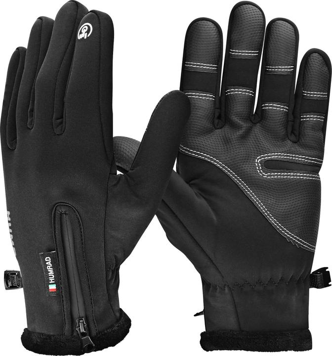 Produktbild Avizar Humrad Unisex Touchscreen-Handschuhe, Grösse S - Schwarz (S)