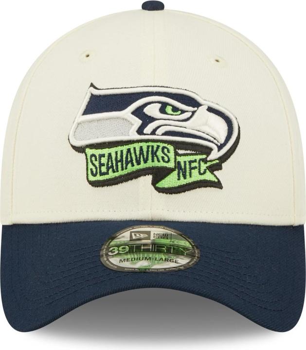 Actual product image New Era 39Thirty Cap - SIDELINE 2022 Seattle Seahawks - S/M (S, M)