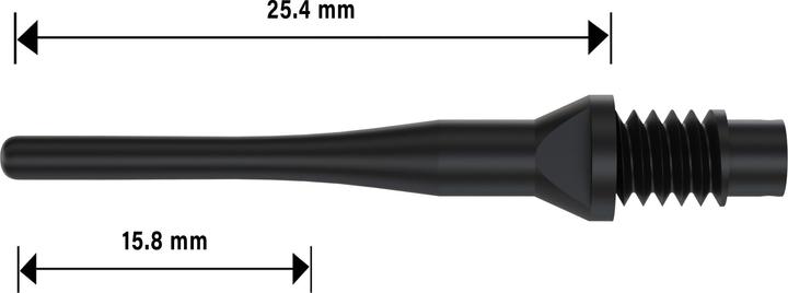Actual product image Bull's Tufflex Soft Tips 6mm(2BA)