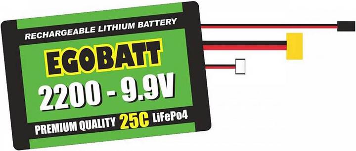 Image du produit Pichler Modélisme Pack d'accus (LiIon) Accu LiFe EGOBATT 2200 9.9V (25C) (9.90 V, 2200 mAh)