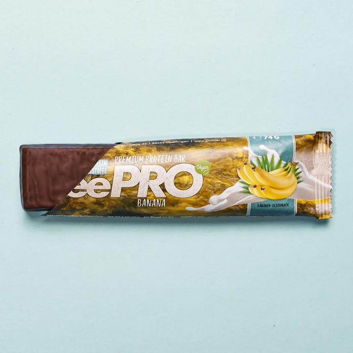 Produktbild ProFuel veePro Proteinriegel (12 x 74g) (Banane, 1 Stk., 888 g)