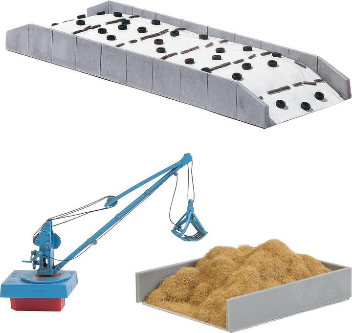 Produktbild Faller Fahrsilo und Misthaufen mit Kran