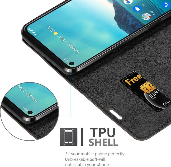 Produktbild Cadorabo Book Invisible Magnet Cover (Nokia 3.4)