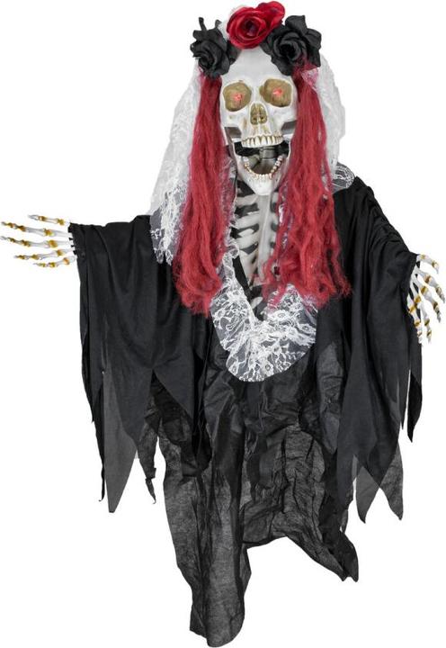 Produktbild Europalms Halloween Figur Skelett La Catrina, animiert, 100cm