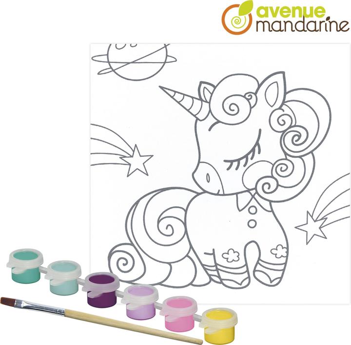 Produktbild Avenue Mandarine Malset Graffy Paint Einhorn