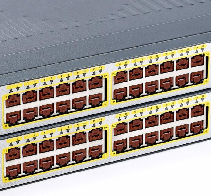 Actual product image Smart Keeper Basic RJ45 Port Blocker brown 100 pcs.