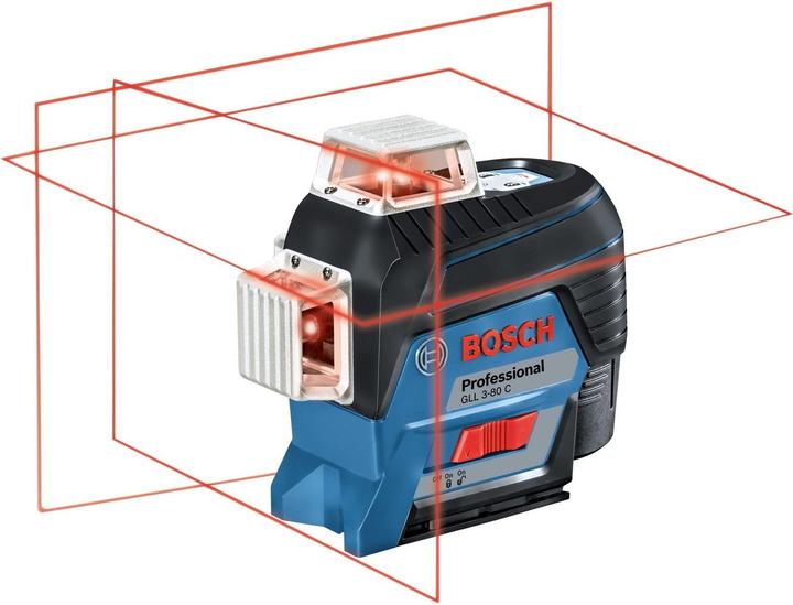 Image du produit Bosch Professional Laser linéaire GLL 3-80 C (4x1,5V AA, carton)