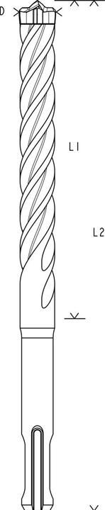 Produktbild Bosch Professional Zubehör EXPERT SDS plus-7X Hammerbohrer, 6,5 x 150 x 215 mm (6.5 Millimeter)