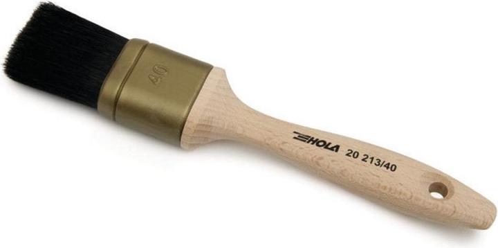 Hola Lackierpinsel PUREmaxx plus 25 mm, Schwarz (25 mm)