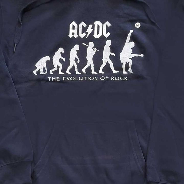 Actual product image AC/DC The Evolution of Rock pull-over hoodie (XL)