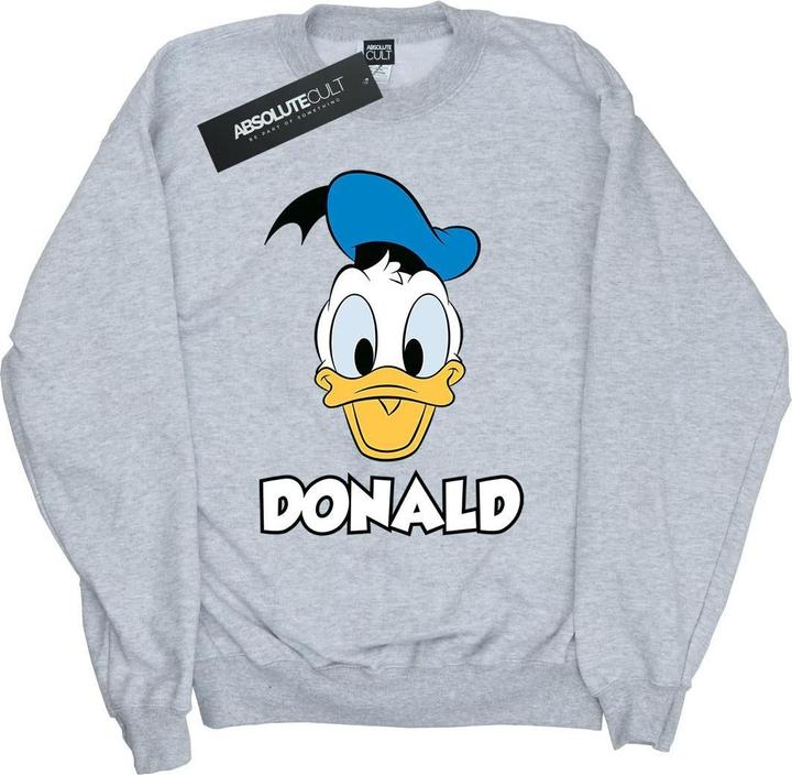 Disney Donald Duck Face Sweatshirt Mädchen