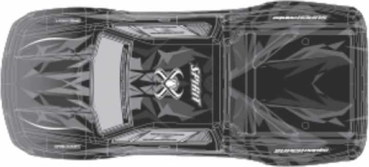 Immagine prodotto Absima Corpo mostro camion spirito 1:16 blu