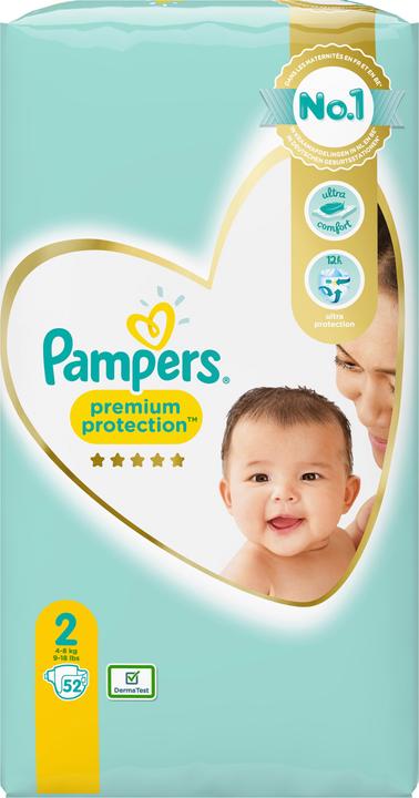 Produktbild Pampers Premium Protection (Gr. 2, Tragepack, 52 Stück)