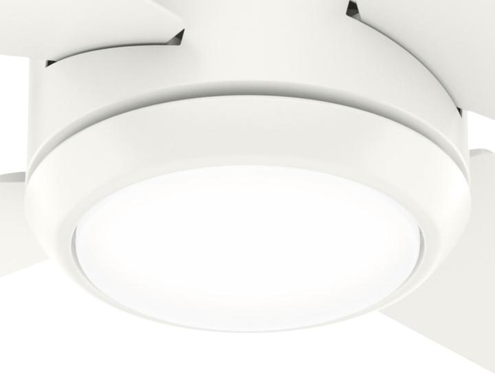 Produktbild Hunter Fans DC Deckenventilator Greta Weiss mit LED & Fernbedienung (45 dB)