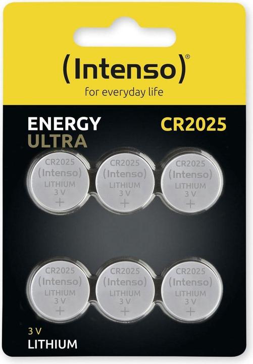 Intenso Lithium-Knopfzellen-Set CR2025, 60er-Set (60 Stk., CR2025)