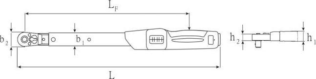 Immagine prodotto Stahlwille Chiave dinamometrica 730NR/20QR FK (1/2", 40 Nm, 200 Nm)