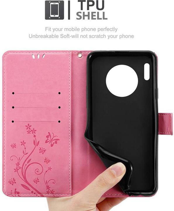 Actual product image Cadorabo Flower Book Cover (Mate 30 Pro)