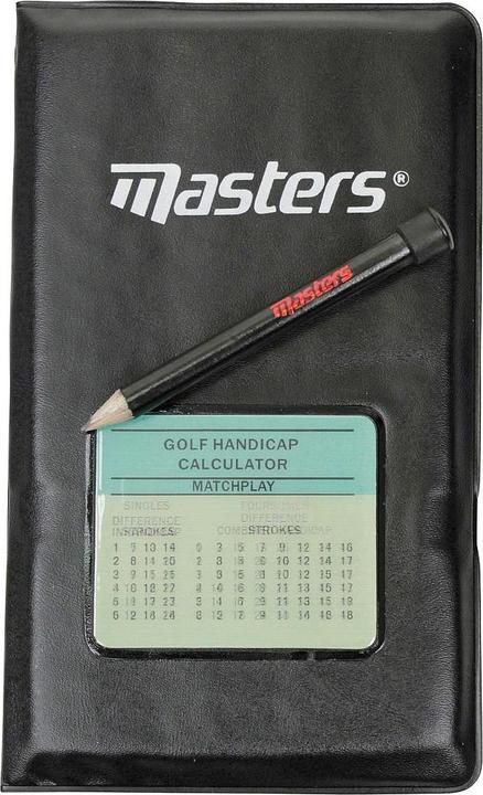 Masters GolfScorecardHalter