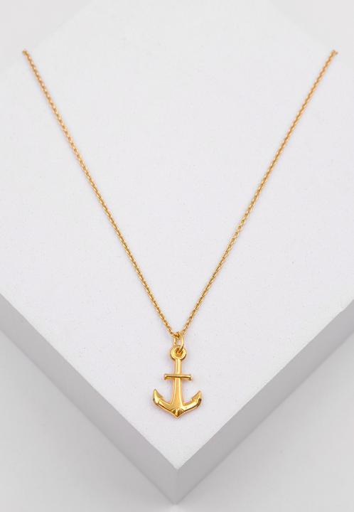 Image du produit Muau Pendant anchor yellow gold 750, 21x11mm (Or jaune 750/18K)