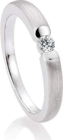 Breuning RING - BRILL. 0,10 Ct. H/si (57, 750/18 K Gold)