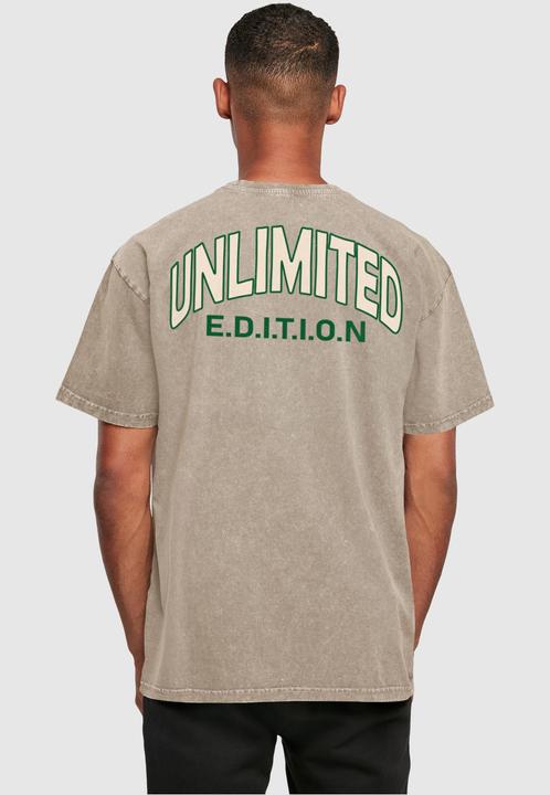 Actual product image Merchcode Unlimited Edition Acid Washed Heavy Oversized Tee - 112643 (L)