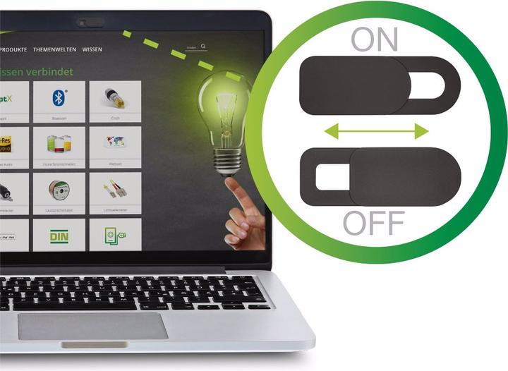 Produktbild InLine Webcam Slider Abdeckung 2er Pack