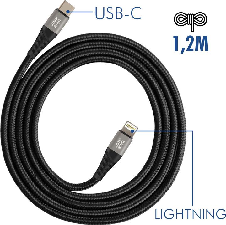 Image du produit Câble USB-C / Lightning 2.4A (1.20 m, USB 3.2 Gen 1)