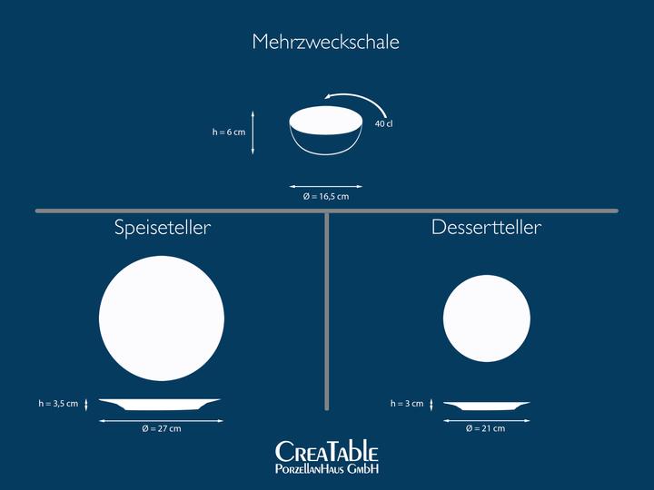 Produktbild CreaTable Glamour (12 Stück)