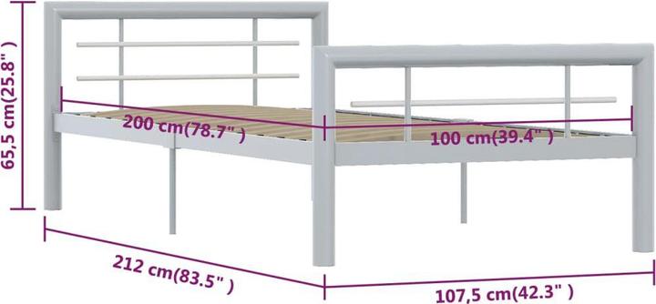 Produktbild VidaXL Lodewik (100 x 200 cm)
