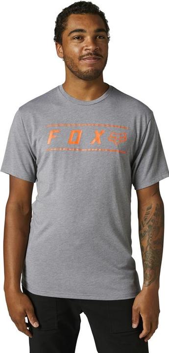 Fox Tee 22 Pinnacle Ss Tech Grey Org M (M)