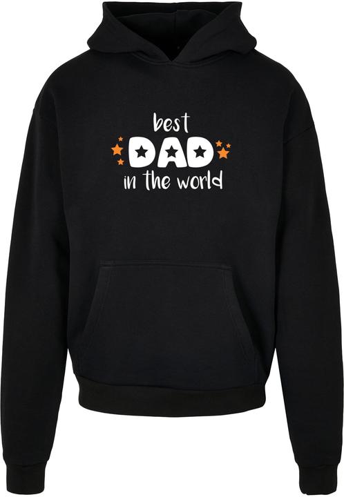 Immagine prodotto Merchcode Festa del papà - Felpa con cappuccio ultra pesante "Best Dad In The World" - 113613 (XL)