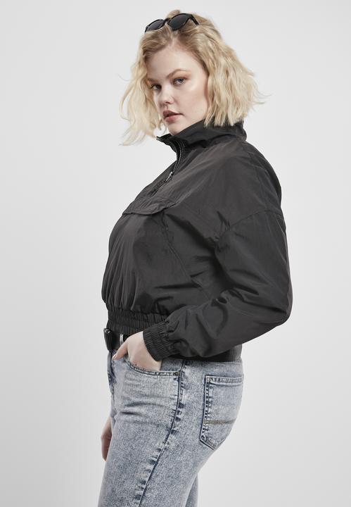 Produktbild Urban Classics Ladies Cropped Crinkle Nylon Pull Over Jacket (XXL)