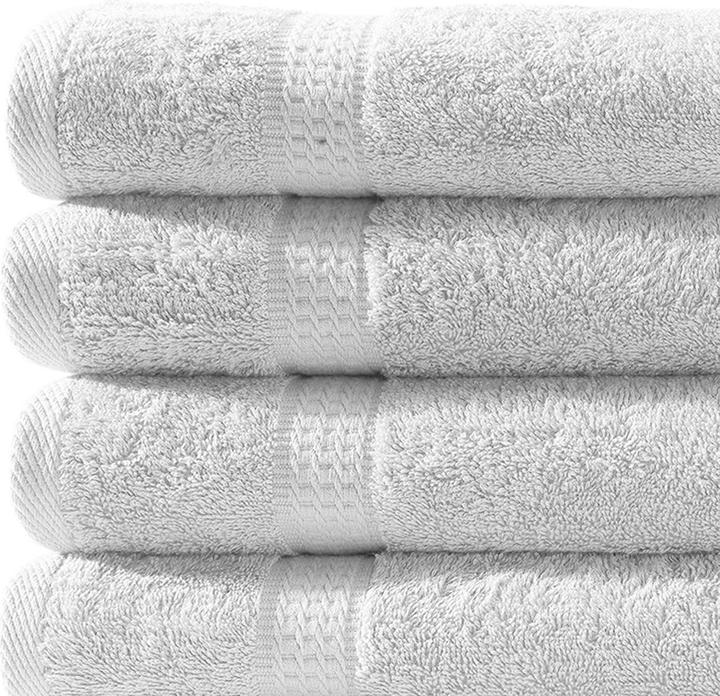 Produktbild Casativo 24-teiliges Handtuch-Set aus 100% Baumwolle, weiss (50 x 100 cm, 100 x 150 cm, 30 x 50 cm)