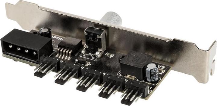 Produktbild Lamptron CP120 V2 PCI-Blende Lüftersteuerung - silber (5 Lüfter)