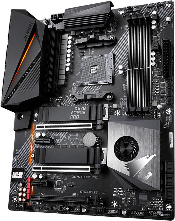 Produktbild Gigabyte X570 Aorus Pro (AM4, AMD X570, ATX)