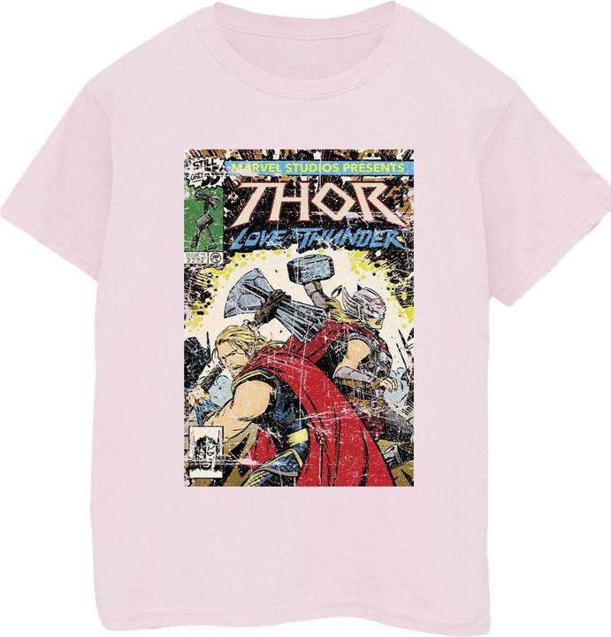 Thor Love And Thunder Vintage Poster TShirt (S)