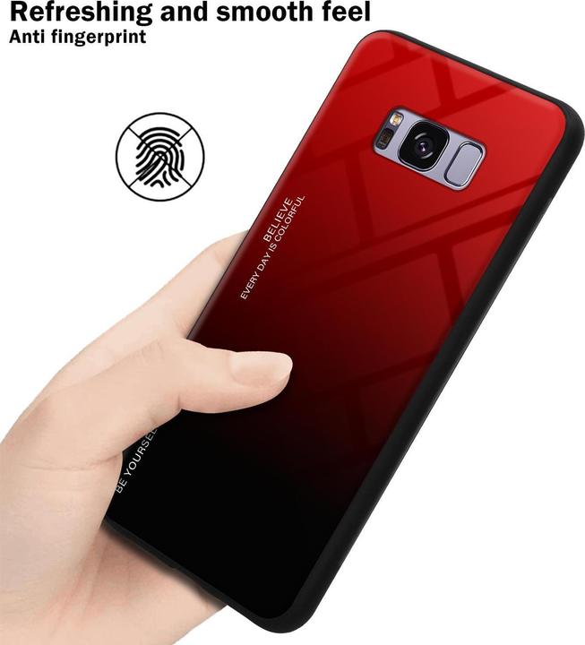 Immagine prodotto Cadorabo Copertura in vetro TPU 2 colori (Samsung Galaxy S8+)