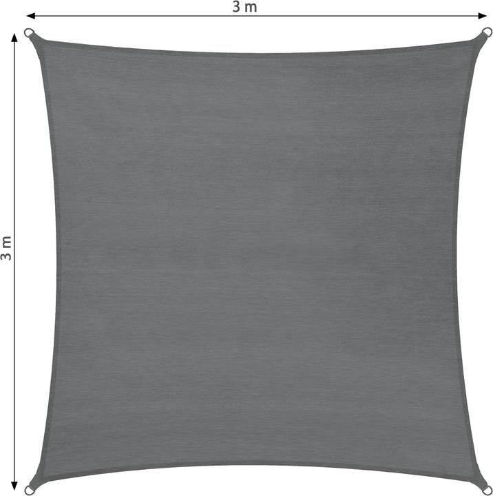 Image du produit tectake Voile d'ombrage carrée, variante 2 (300 x 300 cm)