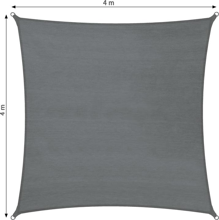 Image du produit tectake Voile d'ombrage carrée, variante 2 (400 x 400 cm)