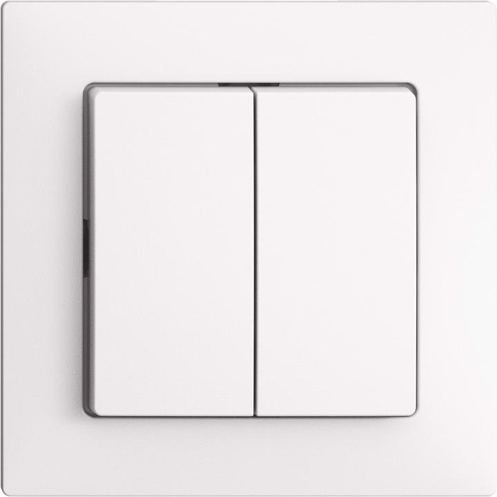 Produktbild Feller EdizioDue Doppel-Druckschalter Schema 3+3