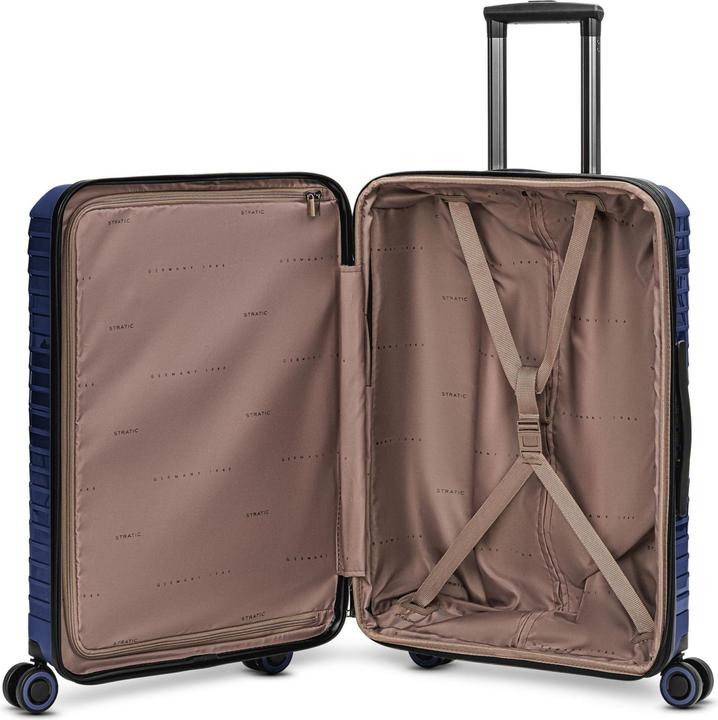 Actual product image Stratic Shine 4-wheel trolley 65 cm with expansion fold (69 l, M (50 - 90l))