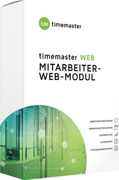 Actual product image Timemaster Time Recording WEB Starter Set "PC/Mac