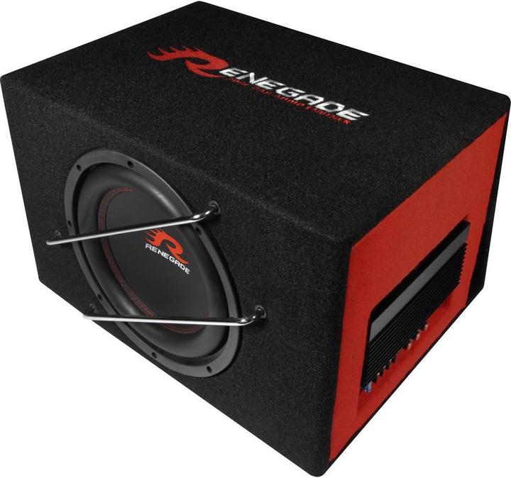 Produktbild Renegade Auto Subwoofer aktiv 25 cm (10") Aktiv Bassreflex System (400 W)