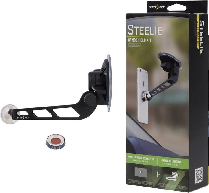 Produktbild Nite Ize Handy Kfz Halterung Steelie Windshield Mount Saugnapf 360° drehbar