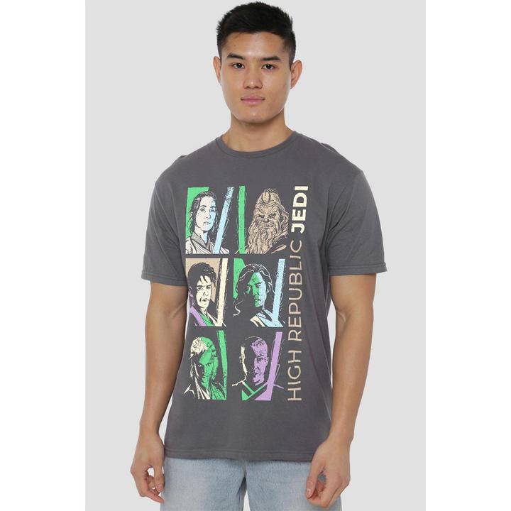 Immagine prodotto Star Wars High Republic Jedi Maglietta Pastello Uomo (XL)