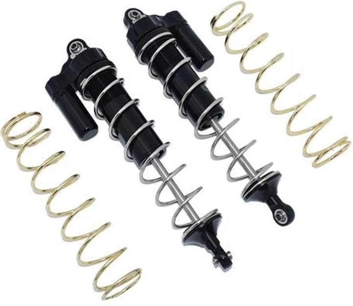 Produktbild GPM Alum. L-Shape Piggy Back Spring Dämpfer 177mm vorn schwarz ARRMA Kraton 8s