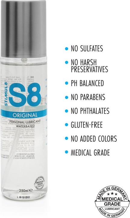 Produktbild Stimul8 S8 Waterbased Lube 250ml (250 ml)
